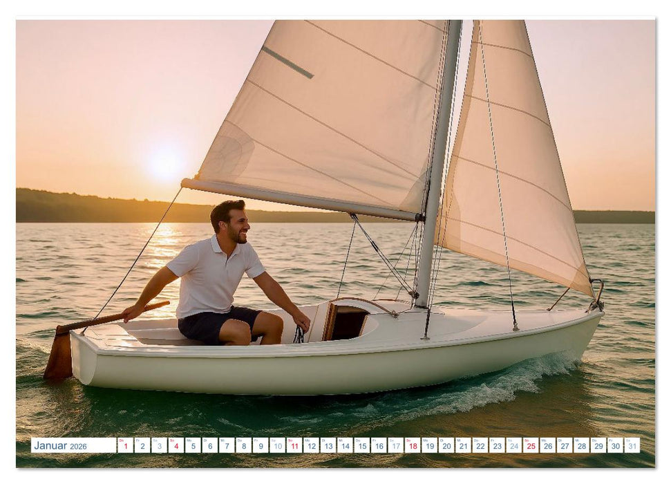 Wassersport. Wettkampf und Freizeit im, auf und unter Wasser (CALVENDO Wandkalender 2026)