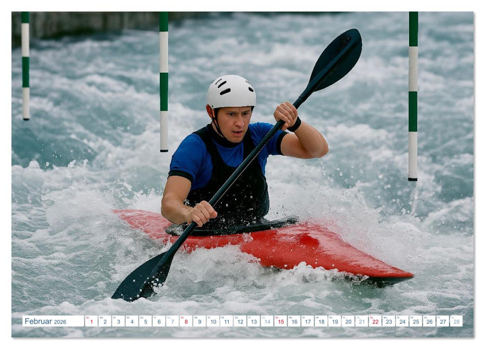 Wassersport. Wettkampf und Freizeit im, auf und unter Wasser (CALVENDO Premium Wandkalender 2026)