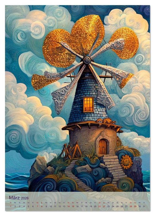 Die Kraft des Windes, der Gedanken und der Herzen (CALVENDO Wandkalender 2026)