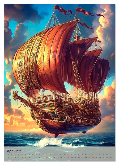 Die Kraft des Windes, der Gedanken und der Herzen (CALVENDO Wandkalender 2026)