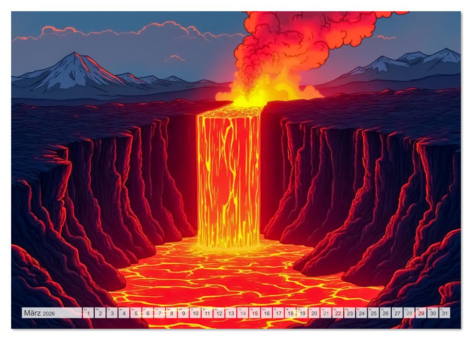 Wunder der Welt – Natürliche Phänomene (CALVENDO Wandkalender 2026)