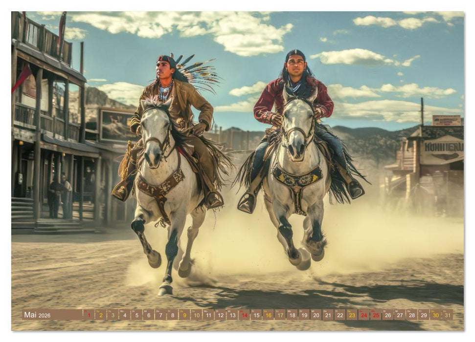 Wilder Westen - Cowboys in Aktion (CALVENDO Wandkalender 2026)