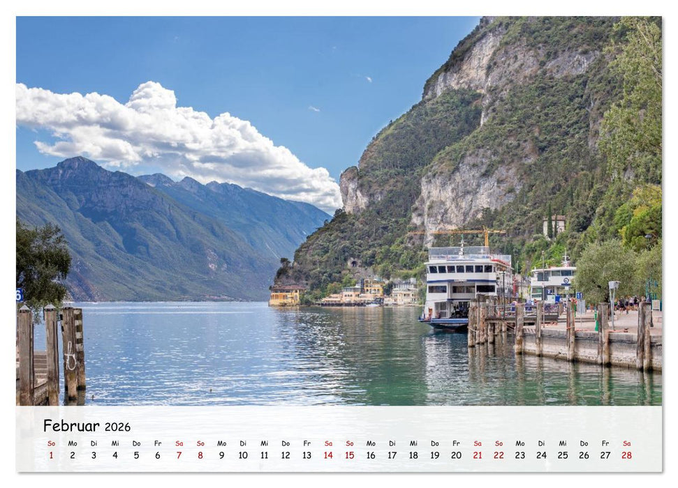 Riva del Garda - Am Gardasee ganz im Norden (CALVENDO Wandkalender 2026)