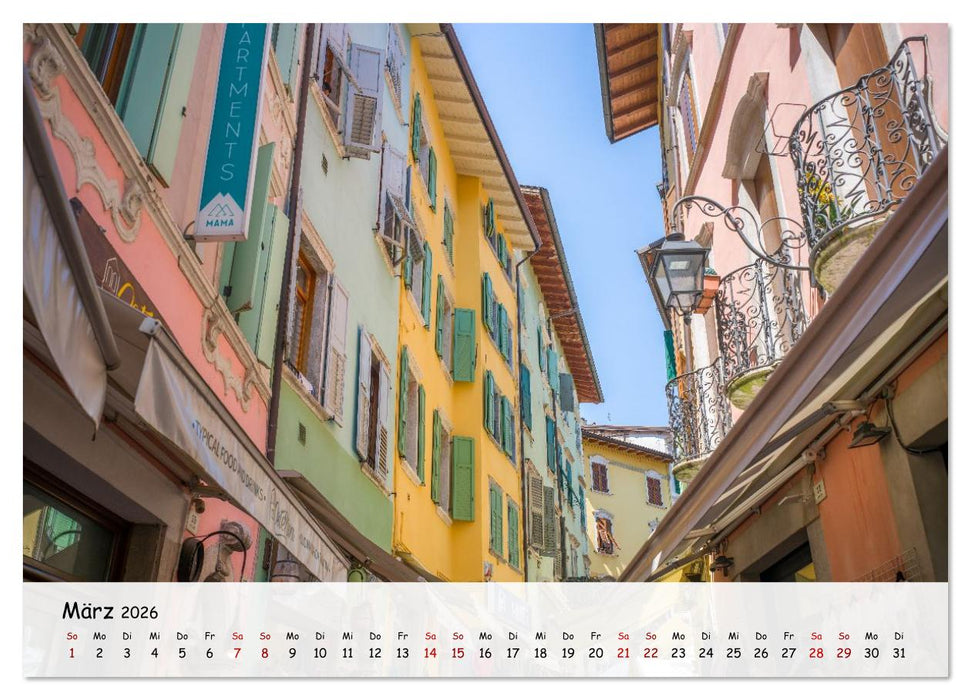 Riva del Garda - Am Gardasee ganz im Norden (CALVENDO Wandkalender 2026)