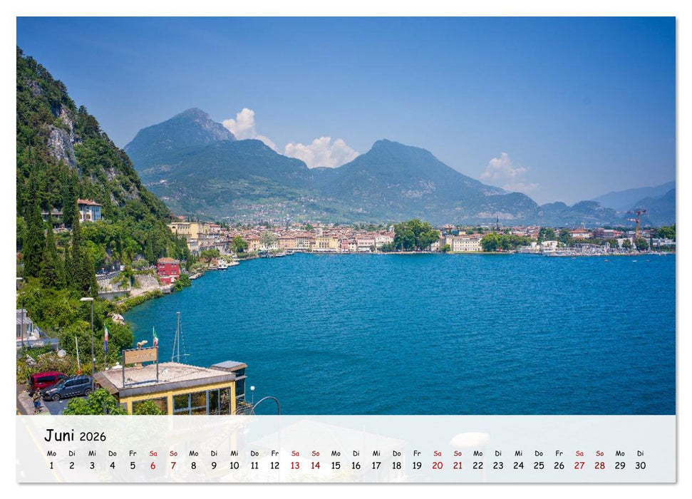 Riva del Garda - Am Gardasee ganz im Norden (CALVENDO Wandkalender 2026)
