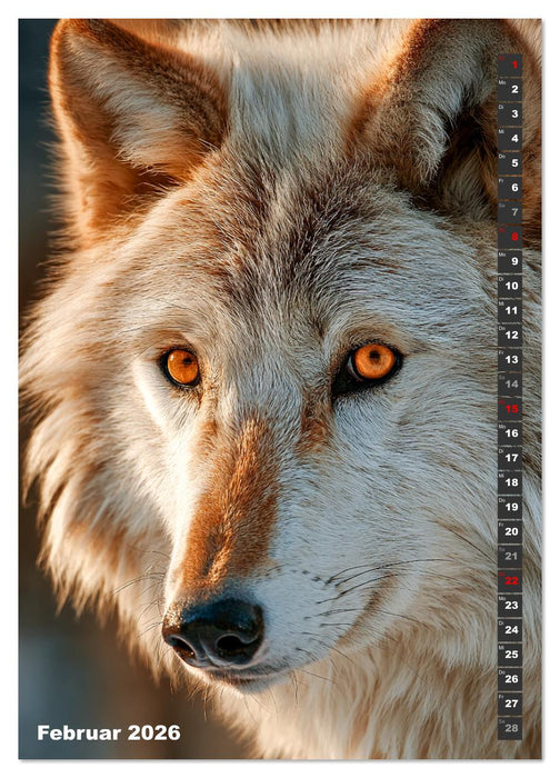 Wölfe aus aller Welt (CALVENDO Wandkalender 2026)