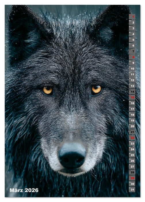 Wölfe aus aller Welt (CALVENDO Wandkalender 2026)