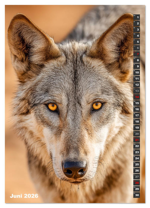 Wölfe aus aller Welt (CALVENDO Wandkalender 2026)