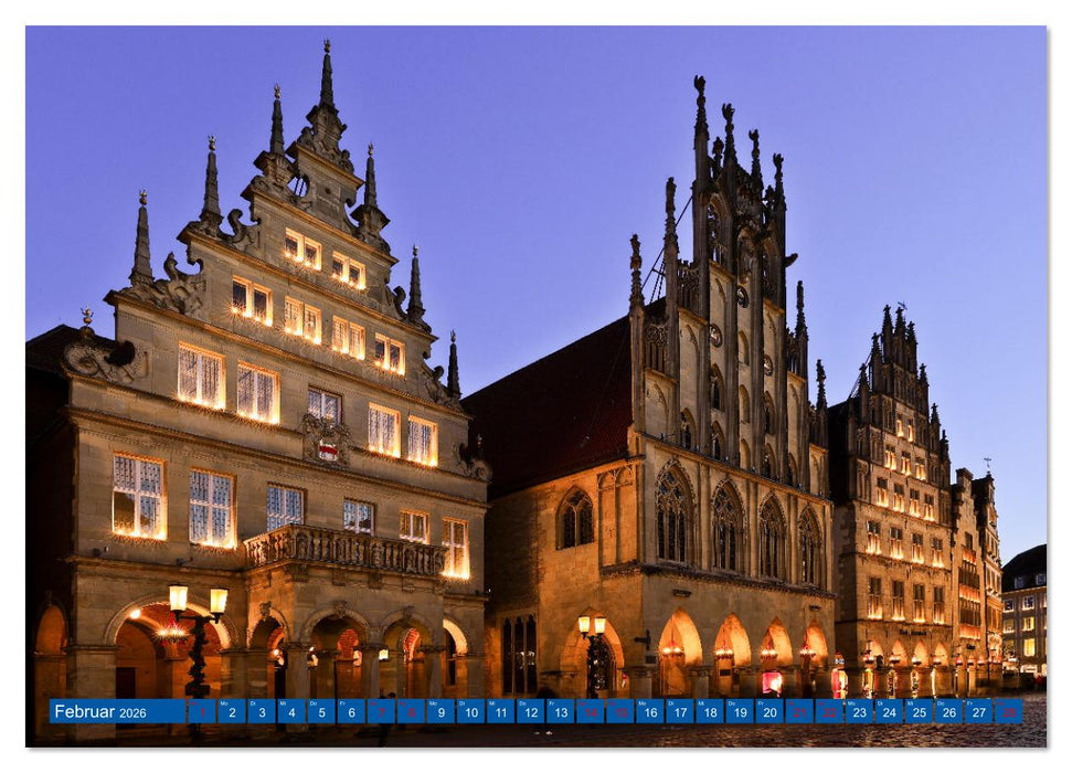 Magisches Münster (CALVENDO Premium Wandkalender 2026)