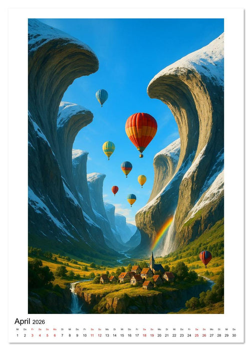 Magisches Schweben (CALVENDO Premium Wandkalender 2026)