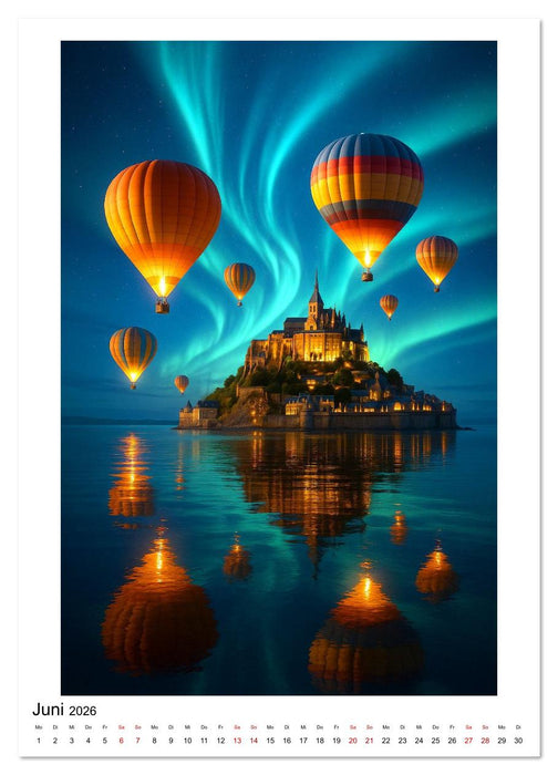 Magisches Schweben (CALVENDO Premium Wandkalender 2026)