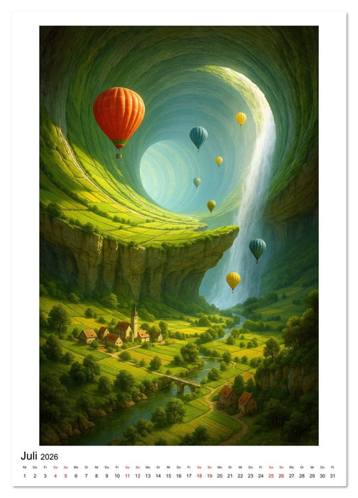 Magisches Schweben (CALVENDO Premium Wandkalender 2026)