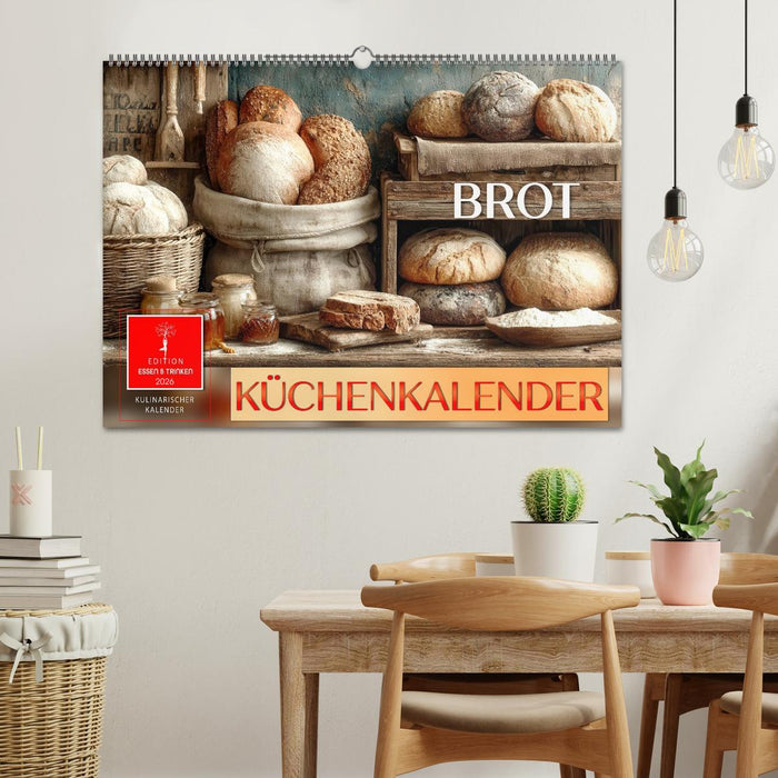 Küchenkalender Brot (CALVENDO Wandkalender 2026)