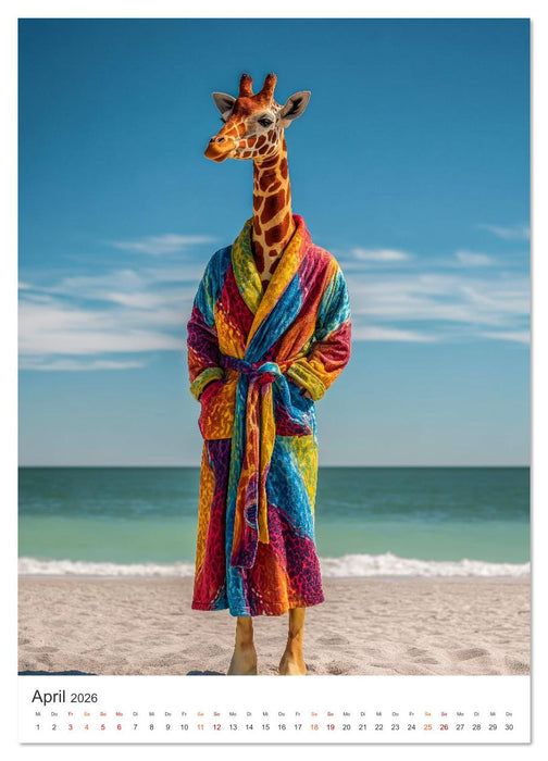 Pfoten im Sand (CALVENDO Wandkalender 2026)