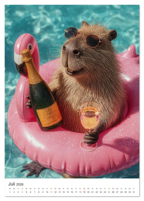 Pfoten im Sand (CALVENDO Premium Wandkalender 2026)