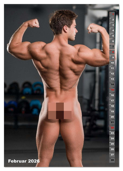 Heiße Versuchung - Männer-Erotik beim Training (CALVENDO Wandkalender 2026)
