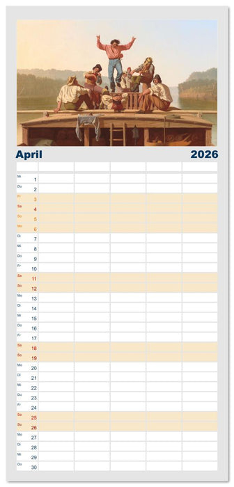 Party Time - Das Fest in der Kunst (CALVENDO Familienplaner 2026)