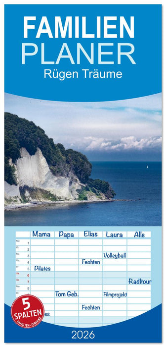 Rügen Träume (CALVENDO Familienplaner 2026)