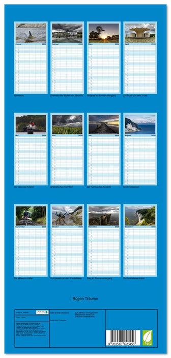 Rügen Träume (CALVENDO Familienplaner 2026)