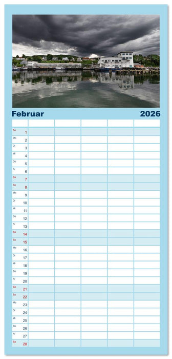 Rügen Träume (CALVENDO Familienplaner 2026)