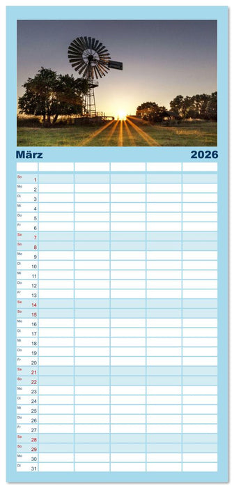 Rügen Träume (CALVENDO Familienplaner 2026)