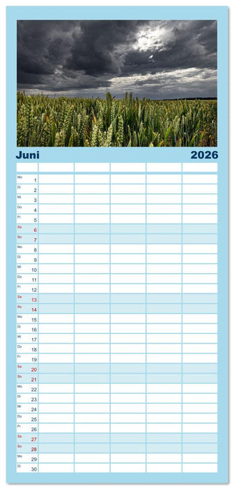 Rügen Träume (CALVENDO Familienplaner 2026)