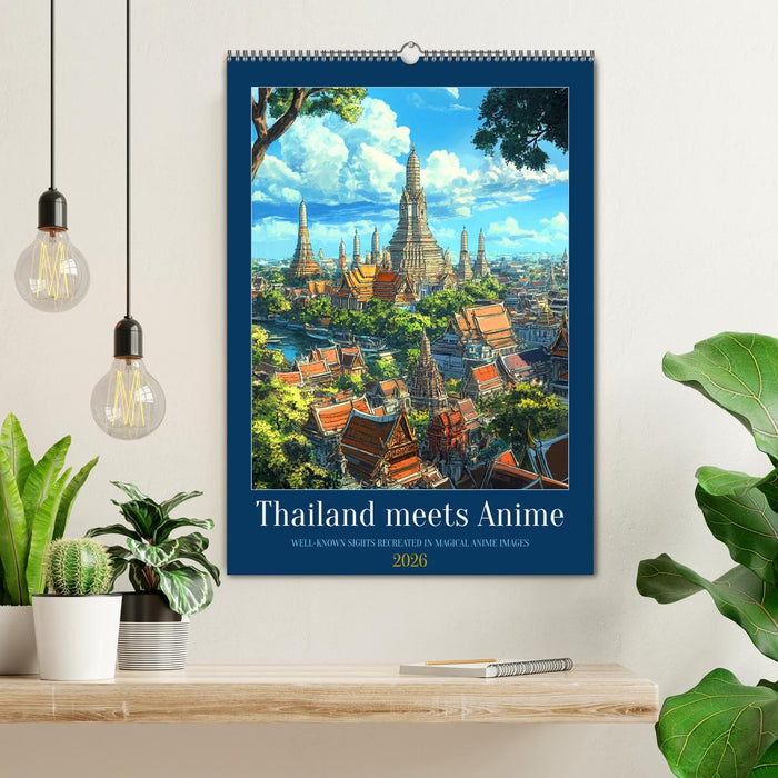 Thailand meets Anime (CALVENDO Monthly Calendar 2026)
