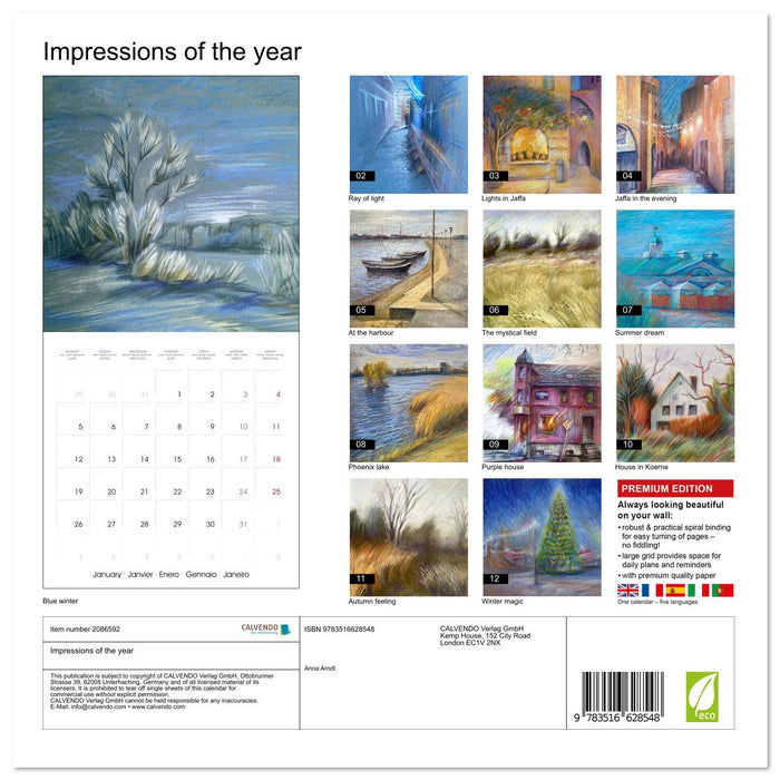 Impressions of the year (CALVENDO Monthly Calendar 2026)
