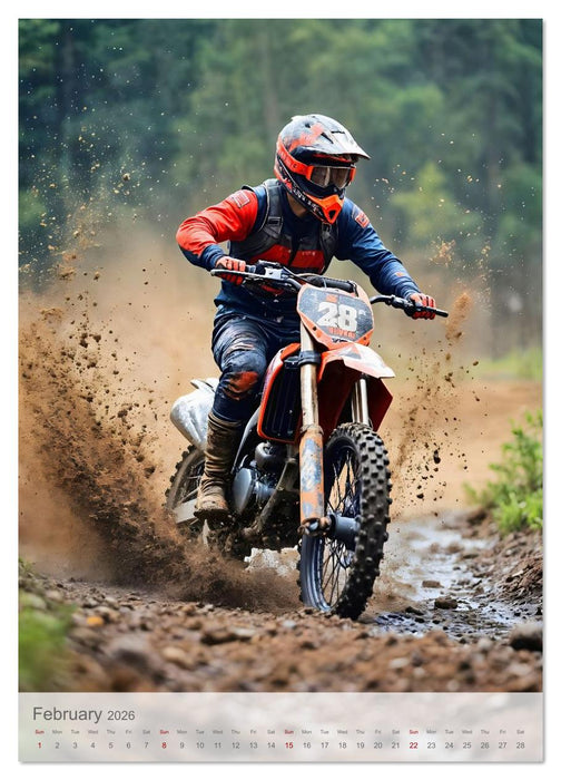 Born to Jump - Extreme motocross with adrenaline and dust (CALVENDO Monthly Calendar 2026)