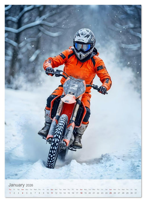 Born to Jump - Extreme motocross with adrenaline and dust (CALVENDO Premium-Calendar 2026)