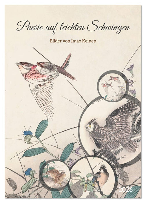 Imao Keinen - Poesie auf leichten Schwingen (CALVENDO Wandkalender 2026)