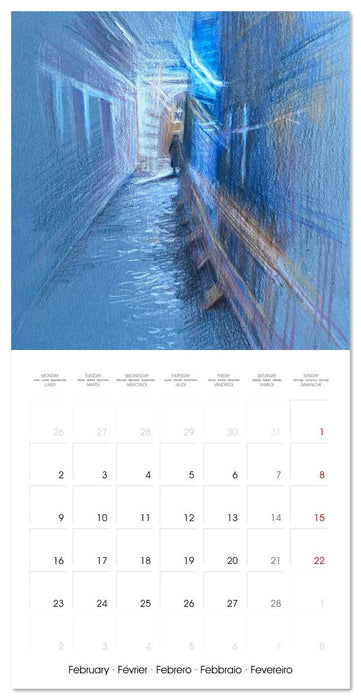 Impressions pastel (CALVENDO Calendrier mensuel 2026)