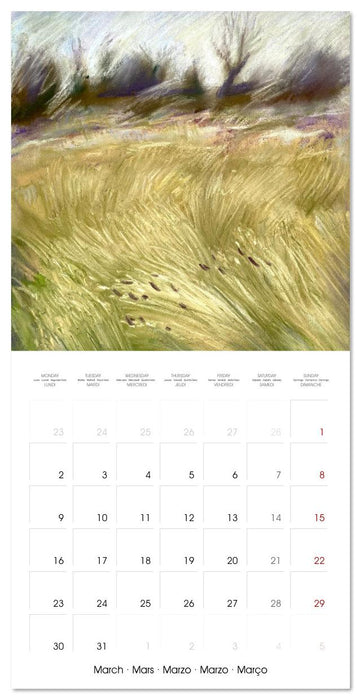 Impressions pastel (CALVENDO Calendrier mensuel 2026)