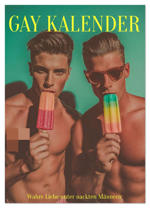 Gay Kalender - Wahre Liebe unter nackten Männern (CALVENDO Wandkalender 2026)