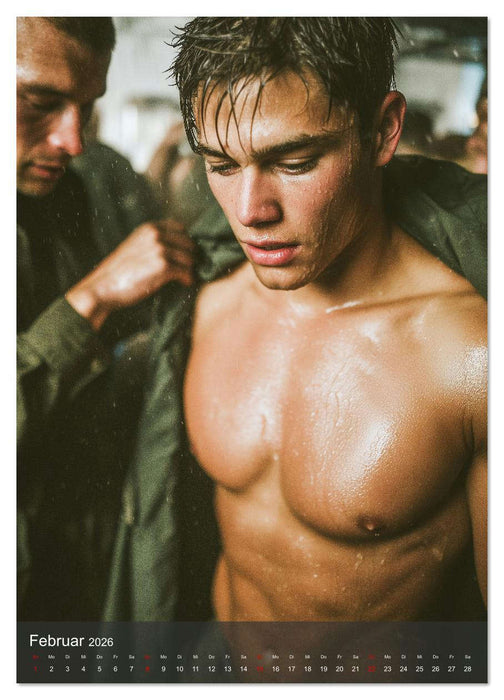 Gay Kalender - Wahre Liebe unter nackten Männern (CALVENDO Wandkalender 2026)