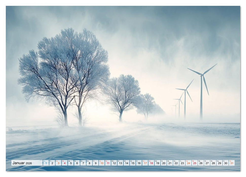 Windträume (CALVENDO Premium Wandkalender 2026)