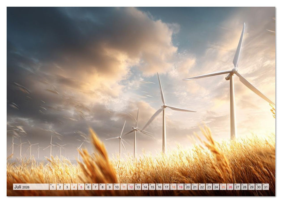 Windträume (CALVENDO Premium Wandkalender 2026)