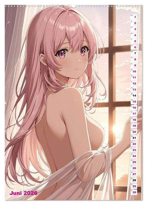 Manga Erotik-Girls - Sexy Kurven im Anime-Stil (CALVENDO Premium Wandkalender 2026)
