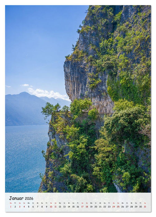 Riva del Garda ... und die Ponalestraße (CALVENDO Wandkalender 2026)