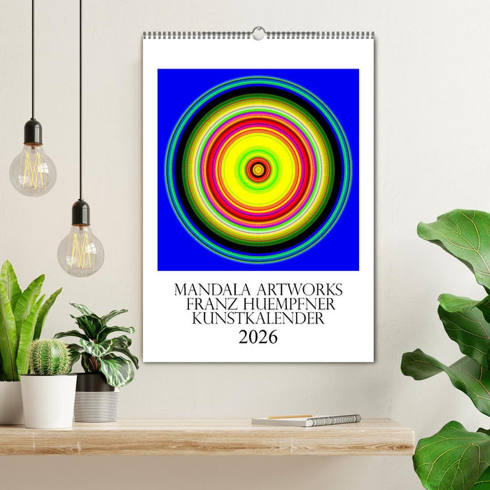 Mandala Artworks - Kunstkalender von Franz Huempfner (CALVENDO Wandkalender 2026)