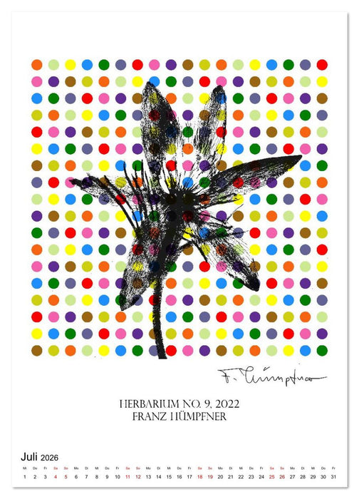 Mandala Artworks - Kunstkalender von Franz Huempfner (CALVENDO Premium Wandkalender 2026)