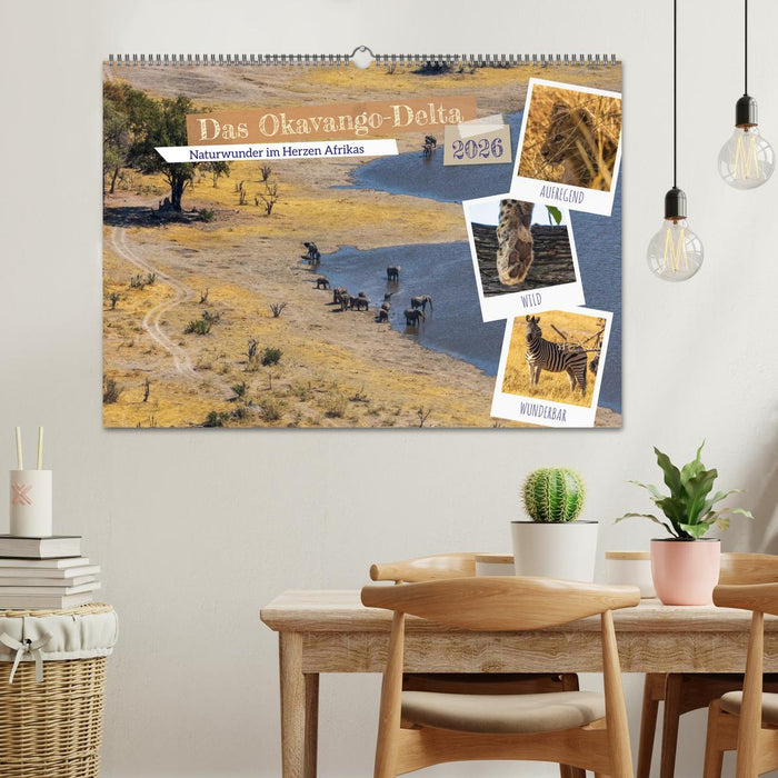 Das Okavango-Delta - Naturwunder im Herzen Afrikas (CALVENDO Wandkalender 2026)