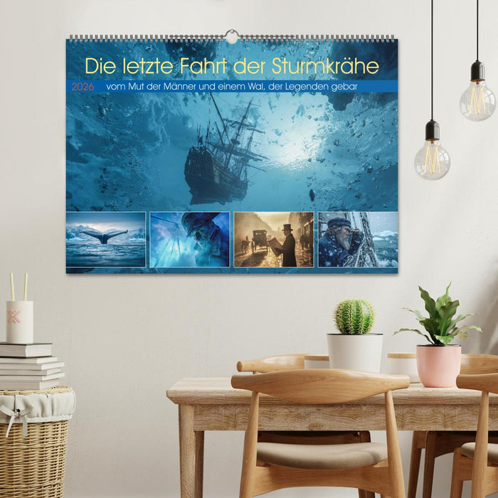 Die letzte Fahrt der Sturmkrähe (CALVENDO Wandkalender 2026)