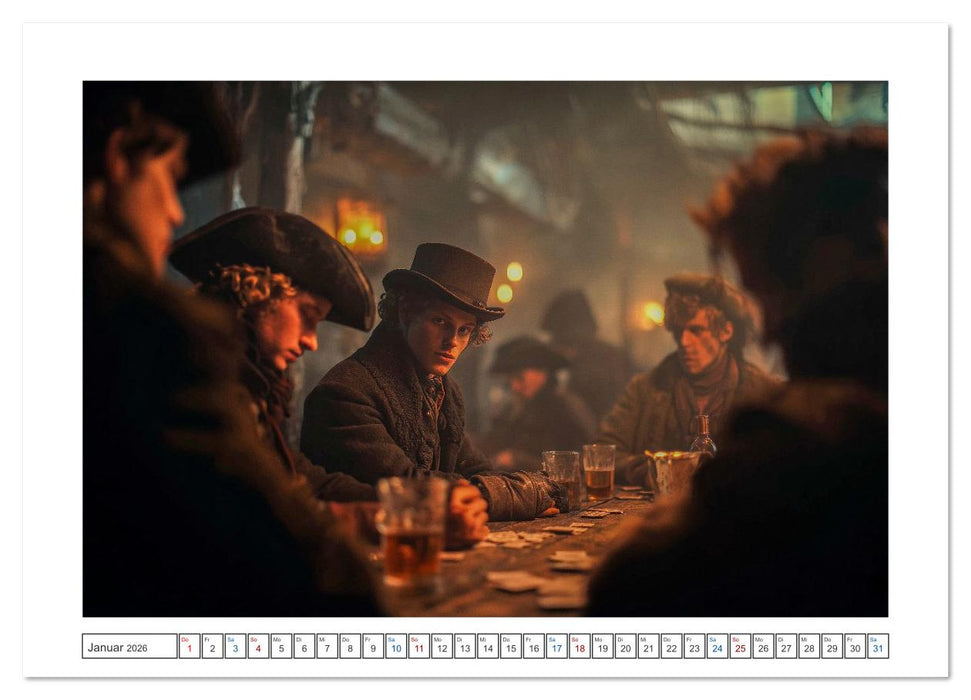 Die letzte Fahrt der Sturmkrähe (CALVENDO Wandkalender 2026)