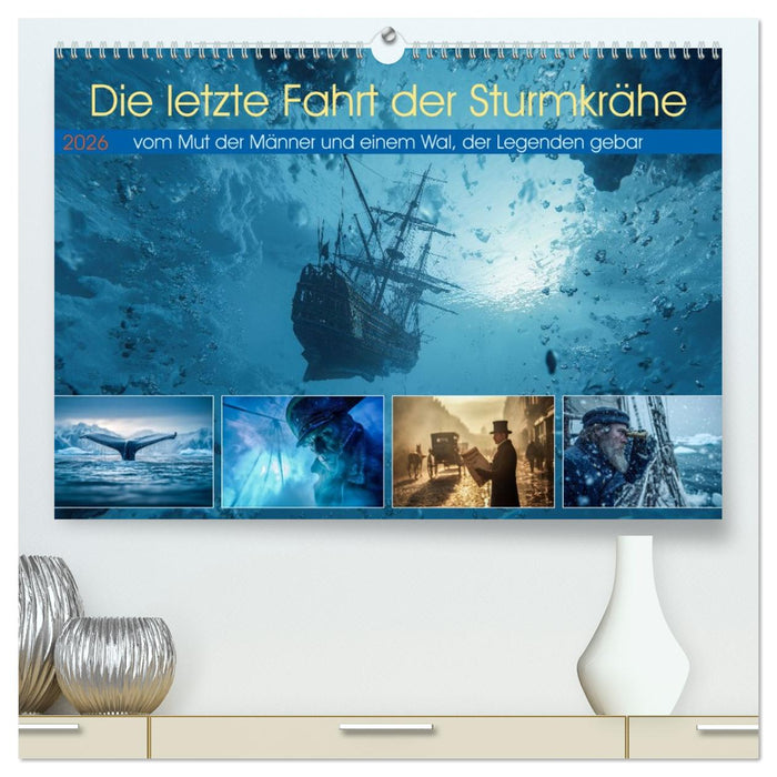 Die letzte Fahrt der Sturmkrähe (CALVENDO Premium Wandkalender 2026)