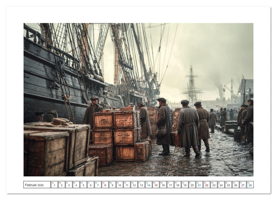 Die letzte Fahrt der Sturmkrähe (CALVENDO Premium Wandkalender 2026)