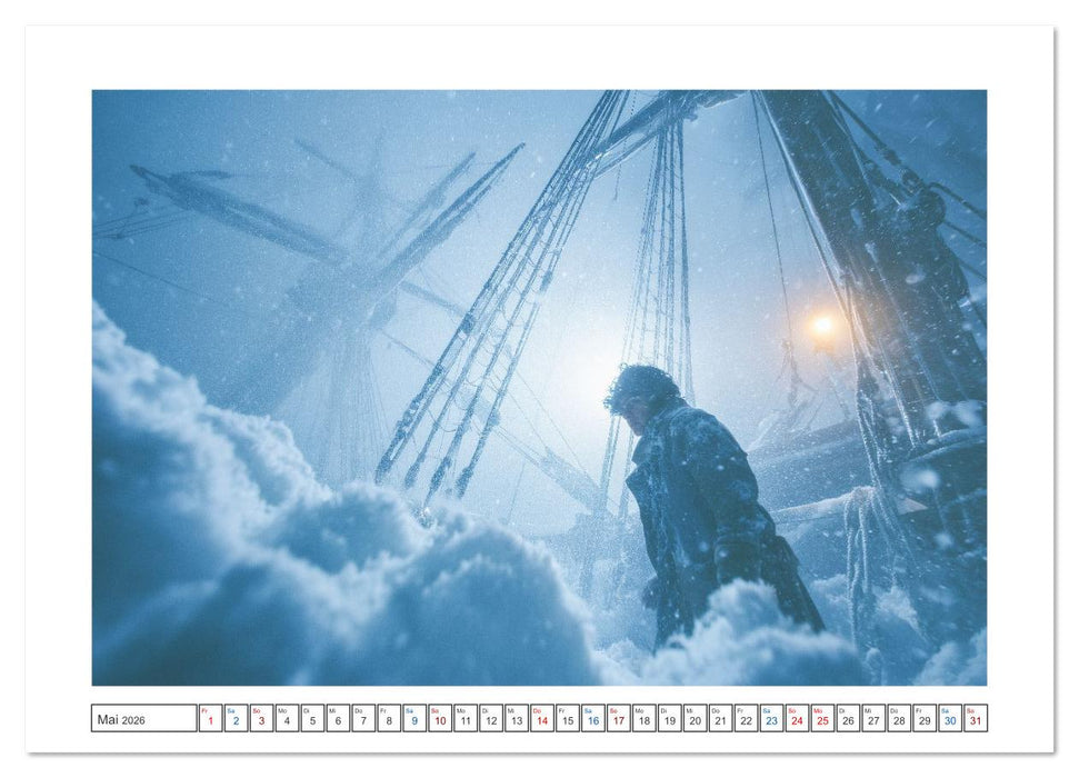 Die letzte Fahrt der Sturmkrähe (CALVENDO Premium Wandkalender 2026)