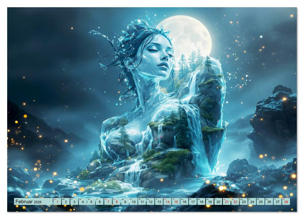 Magische Quelle des Lebens (CALVENDO Wandkalender 2026)