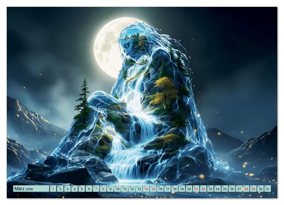 Magische Quelle des Lebens (CALVENDO Wandkalender 2026)