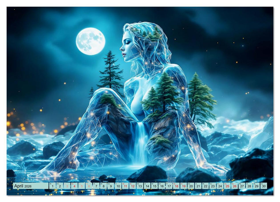 Magische Quelle des Lebens (CALVENDO Wandkalender 2026)